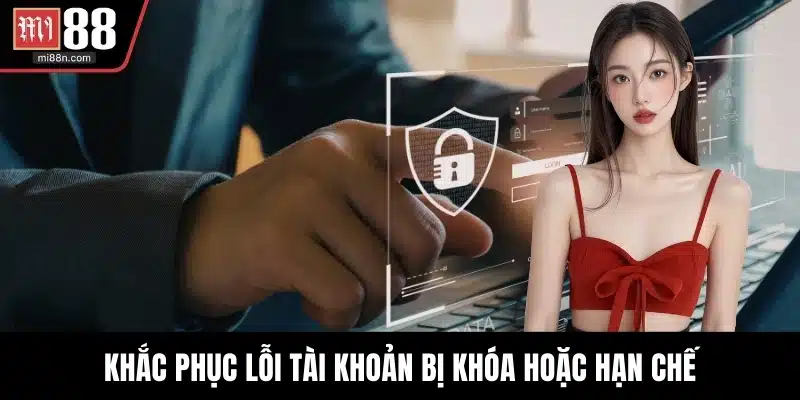 Khắc phục lỗi tài khoản bị khóa hoặc hạn chế