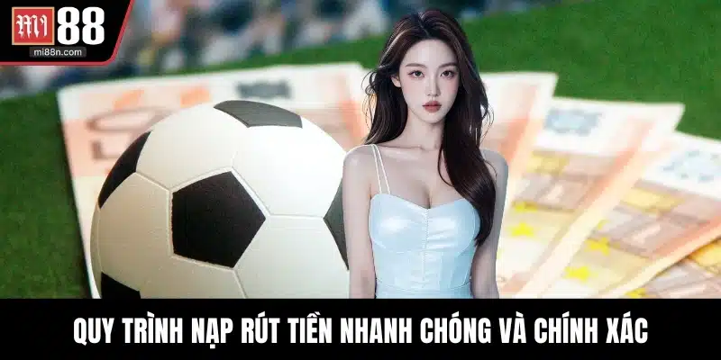 Quy trình nạp rút tiền nhanh chóng và chính xác